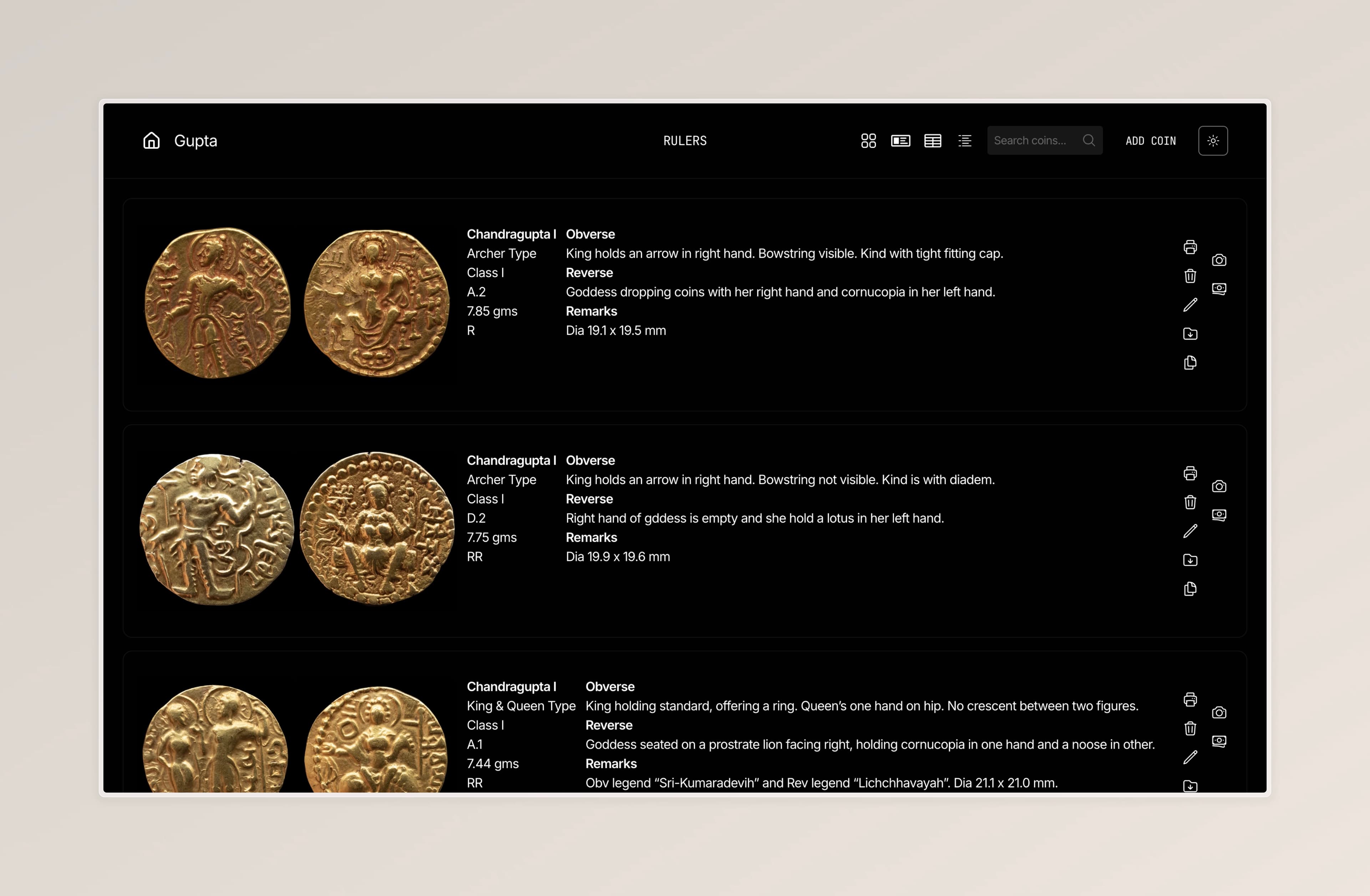 Coin Collection Tracker screenshot 2